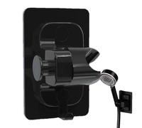 Handheld Shower Holder - High Viscosity Moistures Proof Pad, Drill Free Glass Tile Surfaces Clip, Universal Adhesive Slider Sprayer Support | Adjustable Wand Stand for Families & Renters