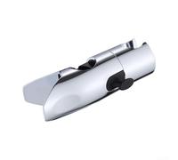 Handheld Showerhead Holder with Enhanced Swivel Functionality, Adjustable Lifting Rod and Quick Setup (silvery)