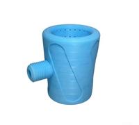 Handheld Showerhead Massager Designed for Men with Practical Coarse Hole Engineering and Clean Aesthetic (B-Sky Blue)