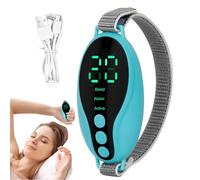 Handheld Sleep Aid Device - EMS Microcurrent Relax Tool, Lightweight Portable Instrument, Rechargeable Pulse Hot Compress Bandage Design | Aid Device for Adults Stress Relief Deep Sleep R