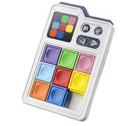 Handheld Slide Puzzle - Electronic Brain Game, Discovering The Animal World Portable Logic Training Puzzle, Sliding Block Challenge For Educational Travel Toy For Kids Teens Adults