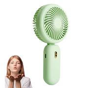Handheld Small Fan - Rechargeable Travel Personal Fan Strong Wind,3 Speed Strong Airflow Convenient Portable for Outdoor Travel Weddings Camping