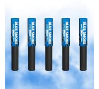 Handheld Smoke Flares, Pack of 5, 90 Seconds Duration, Multiple Colours By Gemstone Fireworks (Blue)