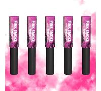 Handheld Smoke Flares, Pack of 5, 90 Seconds Duration, Multiple Colours By Gemstone Fireworks (Pink)