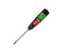Handheld Soil Conductivity Tester with Temperature Reading, Backlit Digital Display and Long Probe for Home Gardening and Field Checks Soil Conductivity Tester Temperature Handheld