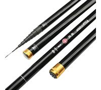 Handheld Spinning Rod,Baitcaster Fishing Fishing Rods Telescopic Rod Pole High Carbon 8m 9m 10m 11m 12m 13.0m Power Hand Ultra Hard Super Light Stick(9m and tips)