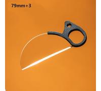 Handheld Split Diopter, 1 PCS 79mm Lens for Foreground Blur Filter, Creative Photography Tool with Optical Glass, Clear Image and Low Distortion, for Photographers and Content Creators(79mm+3)