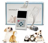 Handheld SPO² Monitor for Pets and Family, Measures Blood Oxygen and Heart Rate with Ear/Tongue Sensor, Includes Probe and USB Cable