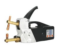 Handheld Spot Welder Gun, Portable Welding Machine for Carbon Steel and Aluminum Sheets, Double-Sided Welding up to 4mm Thickness, Single-Phase Design