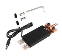 Handheld Spot Welder Pen DC 4-12V Battery Welding Machine Accessory with Concentric Ball Needles Brass Construction Expandable Handle for Battery Pack Assembly