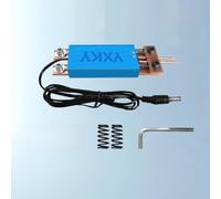 Handheld Spot Welding Pen for Battery Pack Assembly, 155mm Metal Welder with Thick Copper Bars & Dual Independent Soldering Tips, Blue/Yellow/Purple