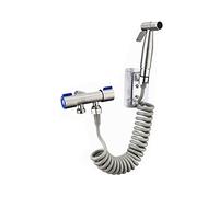 Handheld Sprayer Toilet Handheld Bidet Sprayer Stainless for Toilet Shower Sprayer Kit Shower Hose Holder Adapter Valve Shower Spray Gun Faucet