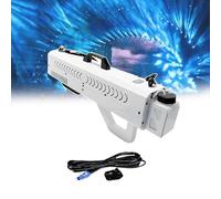 Handheld Stage Smoke Machine, Led Handheld Stage Atmosphere Gun, 7-Color Spray Effect | Smoke Volume Adjustable, Smoke Spray Distance: 8-10 Meters, Suitable For Various Concerts, Weddings White