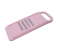 Handheld Stainless Steel Vegetable Grater, Thin Strip Mandoline Slicer for Korean Carrot, Cabbage, Cheese, Potato, Cucumber, Onion, Multi-Purpose Kitchen Salad Shredder Tool, Pink