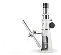 Handheld Stand Measuring Microscope, Scale Desktop Microscope, 20x/40x/100x Magnification, with LED Light, for Textile Industry, Electronics Industry, Identification Industry