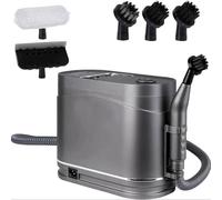 Handheld Steam Cleaner, 1500W Multifunctional Steamer with 5 Brush Heads, 2 Cleaning Modes, 1.2L Water Tank, 105-120°C Portable Steamer for Carpet, Upholstery, Floors, Tiles, Car