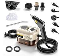 Handheld Steam Cleaner, 2500W High Temperature Pressurized Steamer with 6 Adjustable Levels, 1200ML Tank High-Temperature Steamer for Kitchen, Bathroom, Furniture, Car, Windows Grout Tile