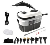 Handheld Steam Cleaner, 2500W Portable High Pressure Steam Cleaner for Home, 1.6L Water Tank, 3 Level Adjustable Steam Cleaner for Car Kitchen Windows Furniture Floor Tile