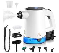 Handheld Steam Cleaner,5m Cord,Smart Screen,450ml,12 Pcs,Self-cleaning,Home Use