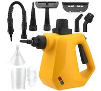 HandHeld Steam Cleaner for Home, Hand Held Steamer Cleaning with 9 Attachments and 3.5M Extended Power Cord, Portable Steam Cleaner for Sofa, car seats, glass, bathrooms, kitchens