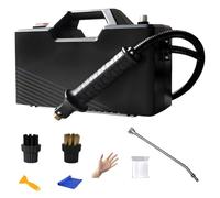 Handheld Steam Cleaner for Home Kitchen Car, 3800W 9.5Bar 6S Heating Cleaning Steamer Kit with 7Pcs Accessories, 3M Extended Pipe for Bathroom, Clothes, Carpet Black