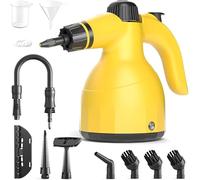 Handheld Steam Cleaner, LeCao Sofa Steam Cleaner with 10 PCS Accessories Pressurized Car Steam Cleaner for Multi-Surface Home Cleaning Dirt, Grease, Grout, Tile, Floor and Couch