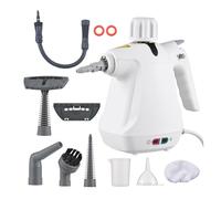 Handheld Steam Cleaner, Multi-Purpose Cleaner with 10pcs Accessories for Stain Removal, 500ml Tank, Pressurized Use in Kitchen, Bathroom, Window, Carpet,Bedroom