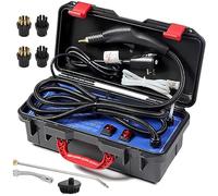 Handheld Steam Cleaner - Portable High Temp Steamer for Heavy Duty Cleaning, Ideal for Home Use, Engine Bay, Tankless Systems, and Car Detailing.