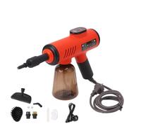 Handheld Steam Cleaner with 3 Power Levels, 13-Second Heat-Up, High-Pressure Steam for Oil Stains and Stubborn Dirt (Red)