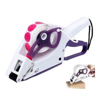 Handheld Sticker Labeler - Manual Label Applicator for Portable Barcode Application, Width 20-75mm for Round, Square, and Flat Bottle Labeling in Apparel and Warehousing