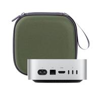 Handheld Storage Bag For Mac Mini / M4 / M5 Pro / M6, PC Portable Shockproof Drop-proof Waterproof Protective Case for MiniM4/ MiniM5Pro / MiniM6，Green