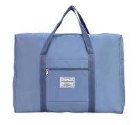 Handheld Storage Bag for Quilts and Bedding Large Capacity Luggage Style Design Suitable for Moving Short Distance Travel and Storage (Blue)