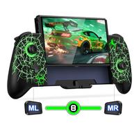 Handheld Switch Controller for Nintendo Switch/OLED Games ,Mocagen JC Swtich Pro Controller with Hall Effect Joystick & Triggers/Programming/Turbo