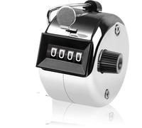 Handheld Tally Counter, 4-Digit counter, Clicker Counter, Hand Mechanical Counters, Clickers Pitch Counter with Reset Knob for Coaching, Knitting, People, Lap, Fishing, Golf, Toddler & Fidget.