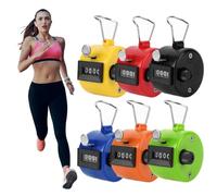 Handheld Tally Counter 4-Digit Number Count Clicker Counter Hand Counter (Black)