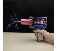 Handheld Tesla Coil, Tesla Coil Gun, Rechargeable Solid State Tesla Coil with 2200mAh Large Capacity Battery, 13 Cm Beautiful Artificial Lightning, for Science Experiment, DIY and Gifting