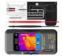 Handheld Thermal Imaging Multimeter with Lens and USB Data Transfer Voltages Measurement for Fault Detections Professional Thermal Imaging Multimeter Touch Display for Electrical Diagnostic