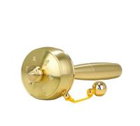 Handheld Tibetan Prayer Wheel - Portable Buddhist Prayer Wheel for Meditation and Spiritual Practice(Gold)