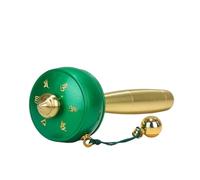 Handheld Tibetan Prayer Wheel - Portable Buddhist Prayer Wheel for Meditation and Spiritual Practice(Green)