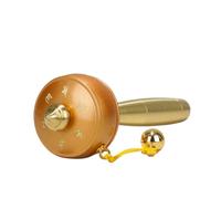 Handheld Tibetan Prayer Wheel - Portable Buddhist Prayer Wheel for Meditation and Spiritual Practice(Yellow)