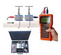 Handheld Ultrasonic Flow Meter Portable Clamp on Flowmeter with Data Output Sensors for Seawater Alcohol Industrial Sewage