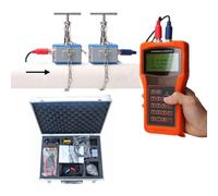 Handheld Ultrasonic Flow Meter, Portable Clamp-On Water Flowmeter, Industrial Use Ultrasonic Transducer for Seawater and Wastewater
