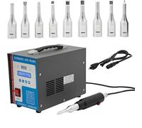 Handheld Ultrasonic Plastic Spot Welder, 10 Welding Heads, LCD Display, for PP/PVC/PET/ABS