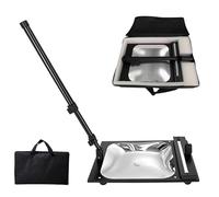 Handheld Underbody Search Mirror, Under Vehicle Inspection System with LED Light, Portable Car Bottom Inspection Tool, Foldable Telescopic Pole, Enhanced Visibility for Auto Repair