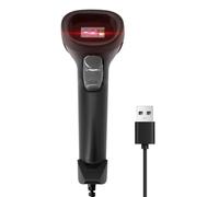 Handheld USB Barcode Scanner CMOS High speed 2D 1D QR Code Reader Plug and Play Auto sensing Continuous Scanning Long Cable Mobile Payment Supermarket Retail Shop Grocery Store Warehouse