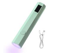 Handheld UV Light for Gel Nails, Handheld Gel Polish UV Light, LED Display, Rechargeable Dryer with 2 Timers for Fast Nail Extension, Rhinestone Glue Decoration