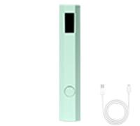 Handheld UV Light for Gel Nails - Portable Rechargeable Gel Polish Dryer 10.3x1.9x1.6cm | Digital Display Compact Nail Lamp, Professional Cordless Nails Drill Companion