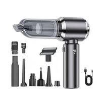 Handheld Vacuum Cleaner-16000Pa Three-Speed Suction, Rechargeable Portable Cordless Lightweight Mini Car Vacuum with Brushless Motor, Suitable for Cleaning Kitchen, Car, Home, Office, and Pet Hair.