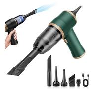 Handheld Vacuum Cleaner, 2025 New Hand Held Cordless Vacuum Cleaner with Multi-functional Brushes, Powerful Suction Portable Lightweight Quick Charge for Home, Car, Pet Hair Cleaning (Vibrant Green)