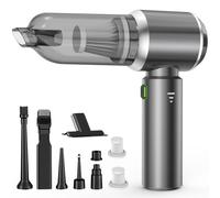 Handheld Vacuum Cleaner, 22000Pa 4-in-1 Car Vacuum Cleaner Cordless Powerful, Brushless Motor, 3-Speed Mini Car Hoover with Multiple Brush Heads, Hand Held Vacuum Cordless for Office/Home/Car/Pet Hair